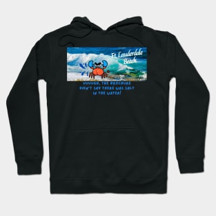 Crusty encounters salt water in Fort Lauderdale Hoodie